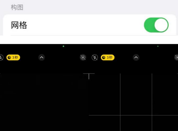 怒江苹果手机维修网点分享iPhone如何开启九宫格构图功能