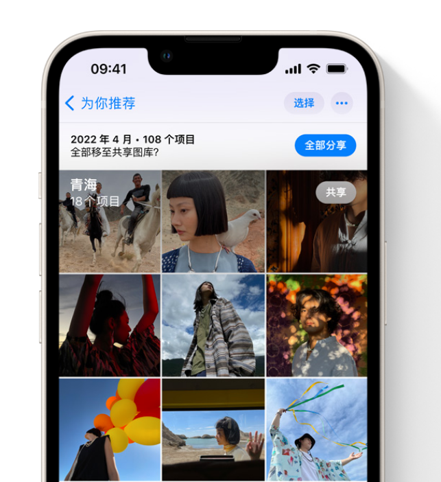 怒江苹果维修网点分享在 iPhone 上使用共享图库 