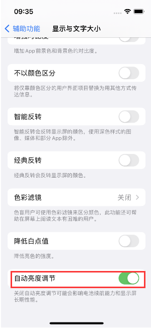 怒江苹果15维修店分享iPhone 15 Pro系列屏幕亮度 