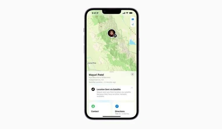 怒江苹果14维修分享iPhone14系列中 FindMy功能通过卫星分享位置方法教程 