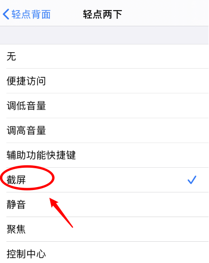 怒江苹果手机维修分享iPhone12如何启用双击截屏 